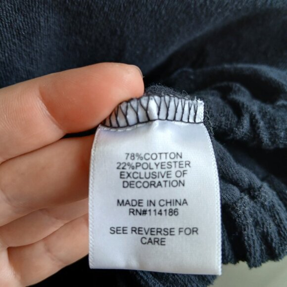 Y2K Vintage Juicy Couture Black & White Cap Sleeves Terry Cloth Tee - Picture 10 of 11